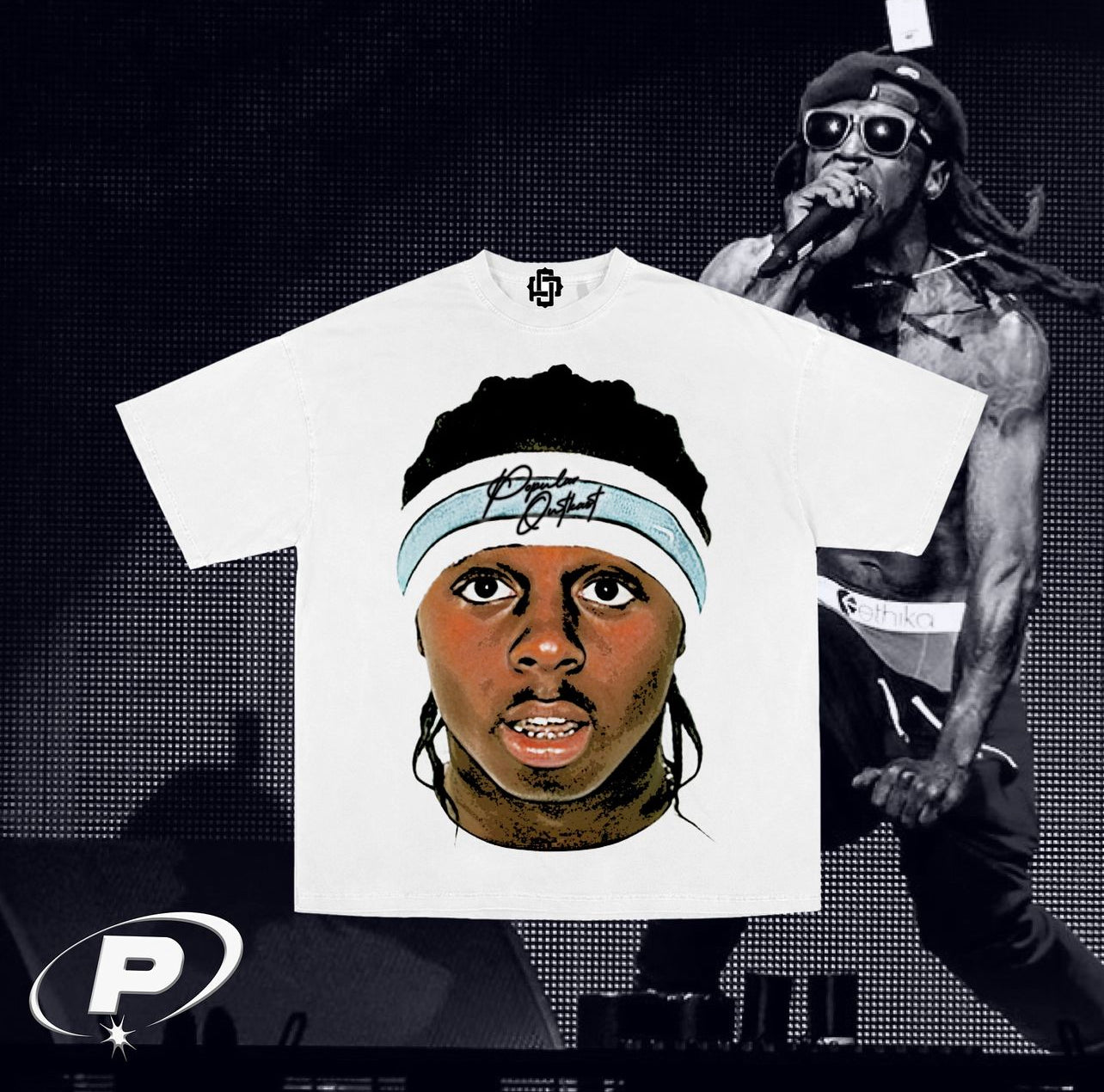 "Lil Wayne Rookie" White Tee