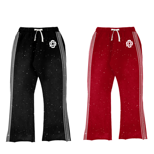 Popular OutKast RhineStone Striped Sweats