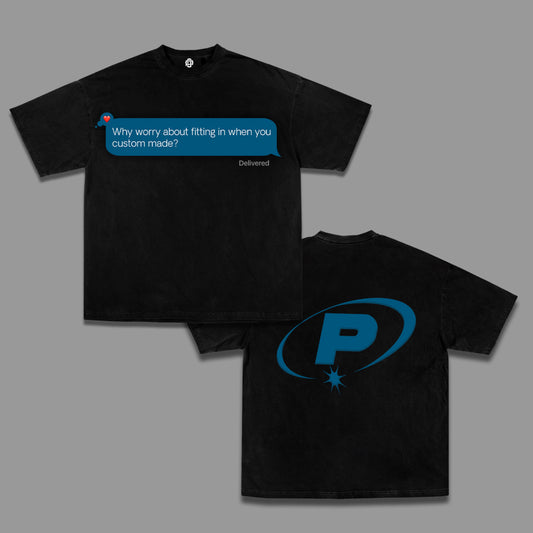 Popular OutKast Black “Why Worry About Fitting In ? “ Edition Tee