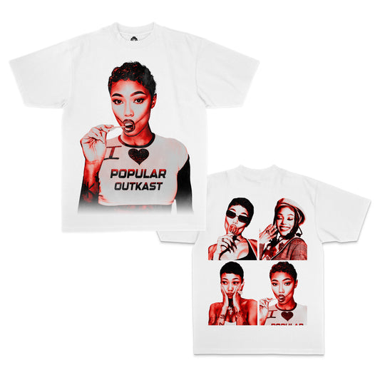 Coi Leray “Red" White Edition Tee