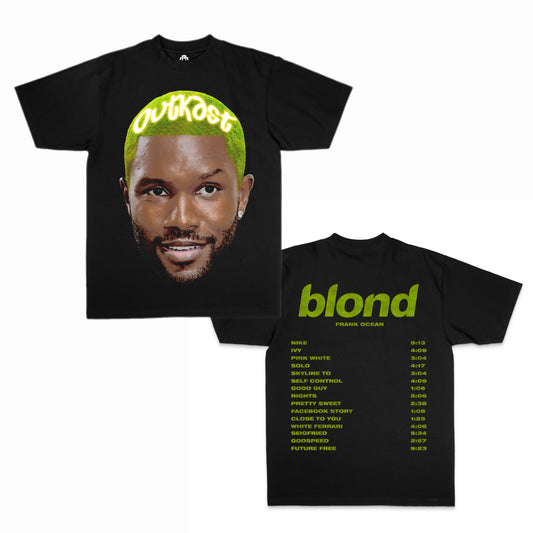 Frank Ocean Green”White Glow“ Black Edition Tee