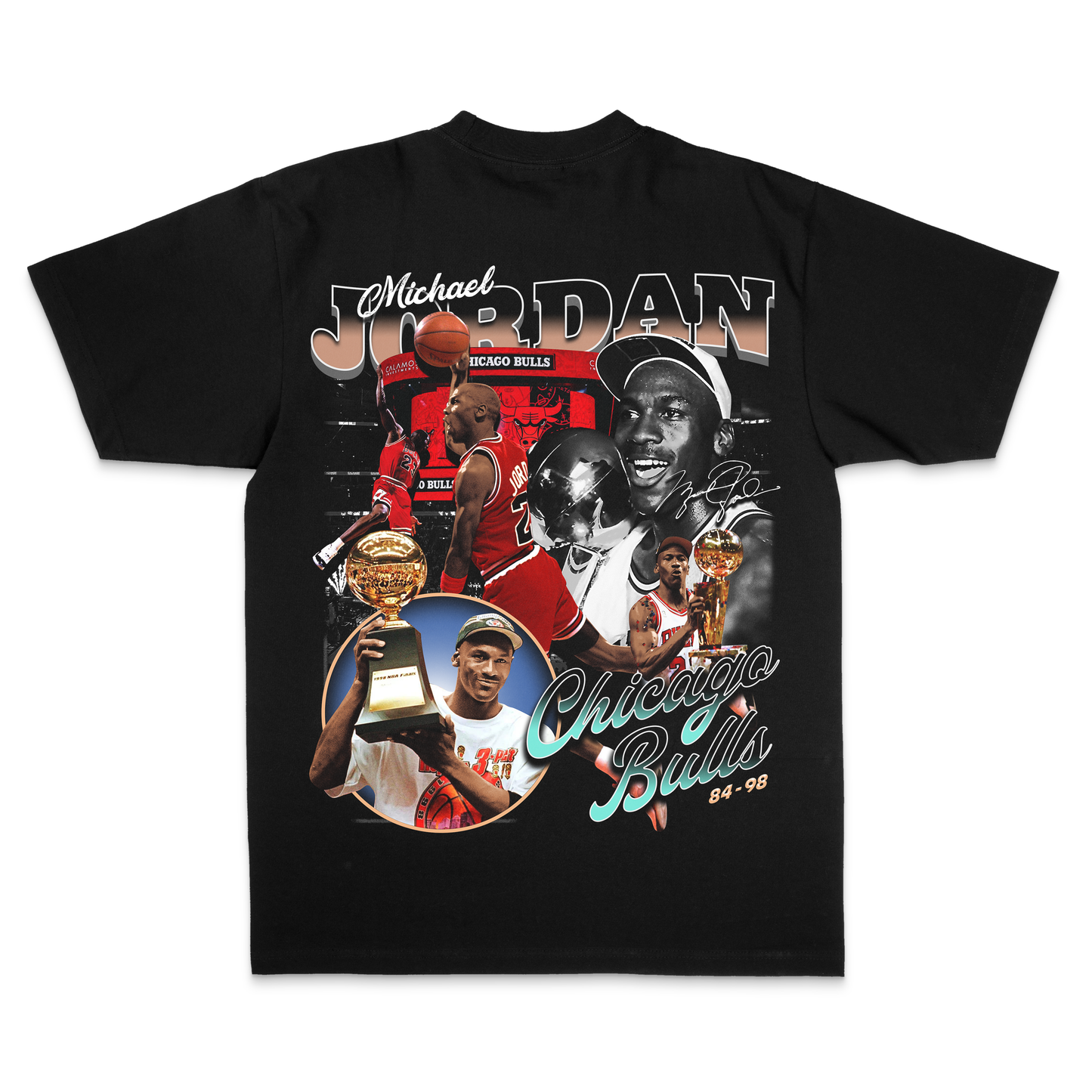 Michael Jordan “6 Rings" Black Edition Tee