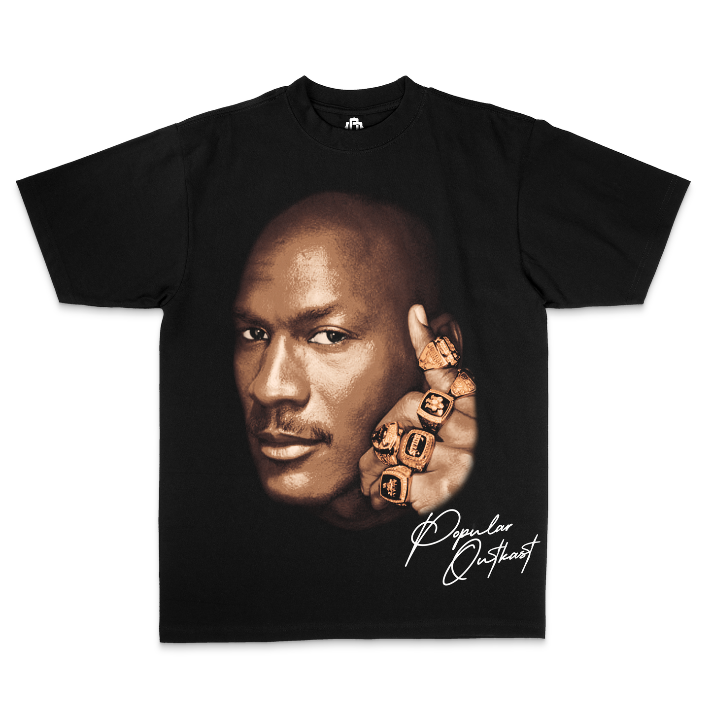 Michael Jordan “6 Rings" Black Edition Tee