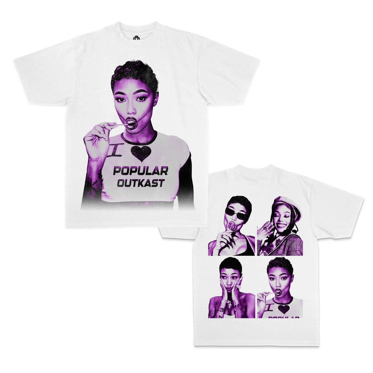 Coi Leray “Purple" White Edition Tee