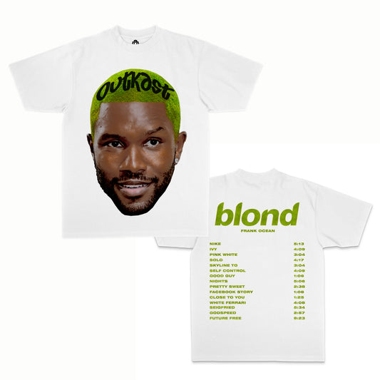 Frank Ocean Green “Black Ink “ White Edition Tee