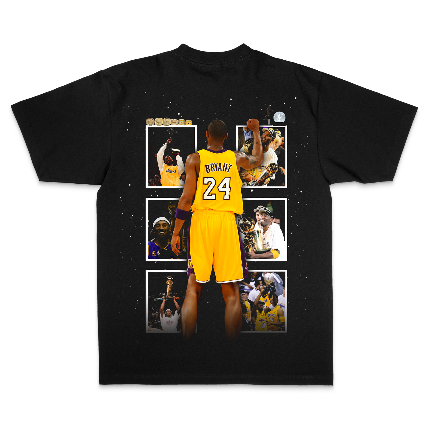 Kobe Bryant “ 824" Black Edition Tee - Front & Back