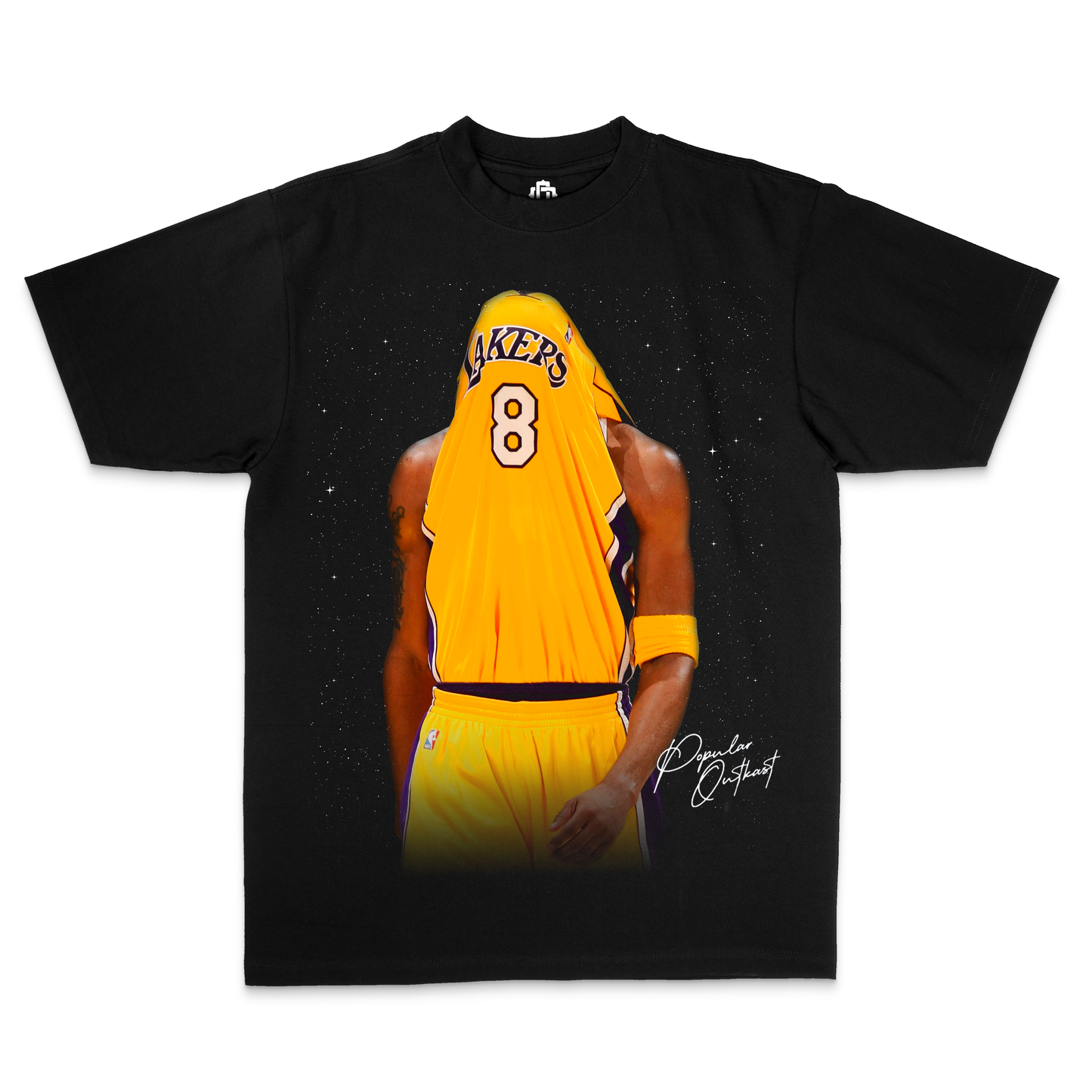 Kobe Bryant “ 824" Black Edition Tee - Front & Back