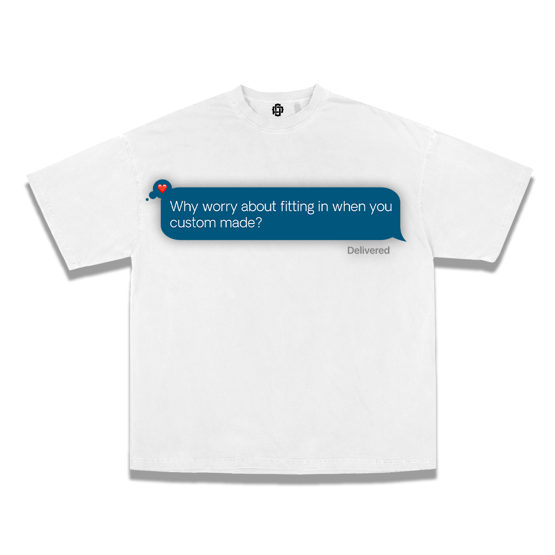 Popular OutKast White “Why Worry About Fitting In?” Edition Tee