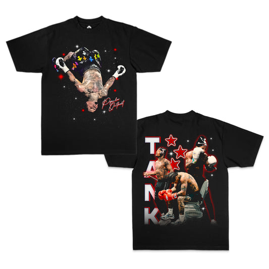 Tank Davis "THE 1” Black Edition Tee - Front & Back