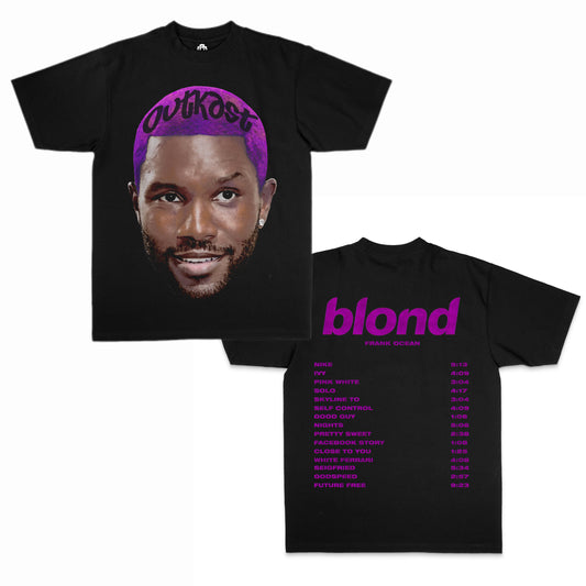 Frank Ocean Purple “Black Ink” Black Edition Tee