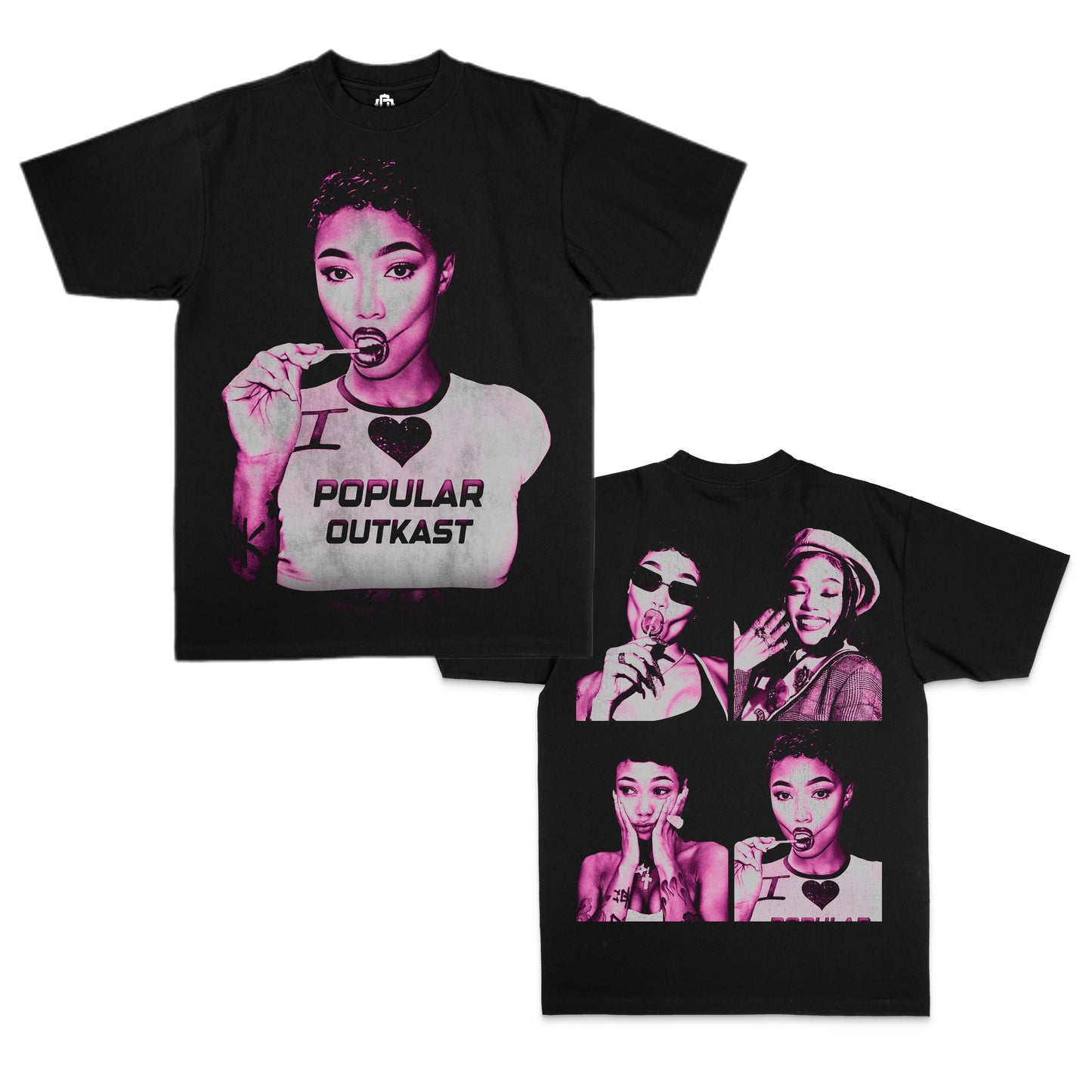 Coi Leray “Pink" Edition Black Tee