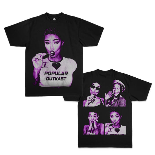 Coi Leray “Purple" Black Edition Tee