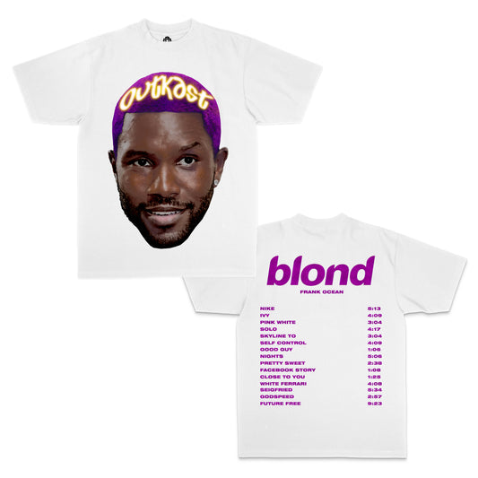 Frank Ocean Purple “White Glow” White Edition Tee