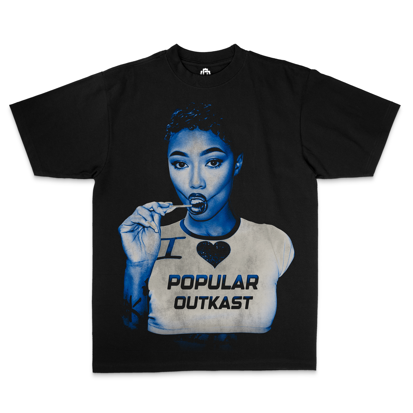 Coi Leray “ Blue” Black Edition Tee