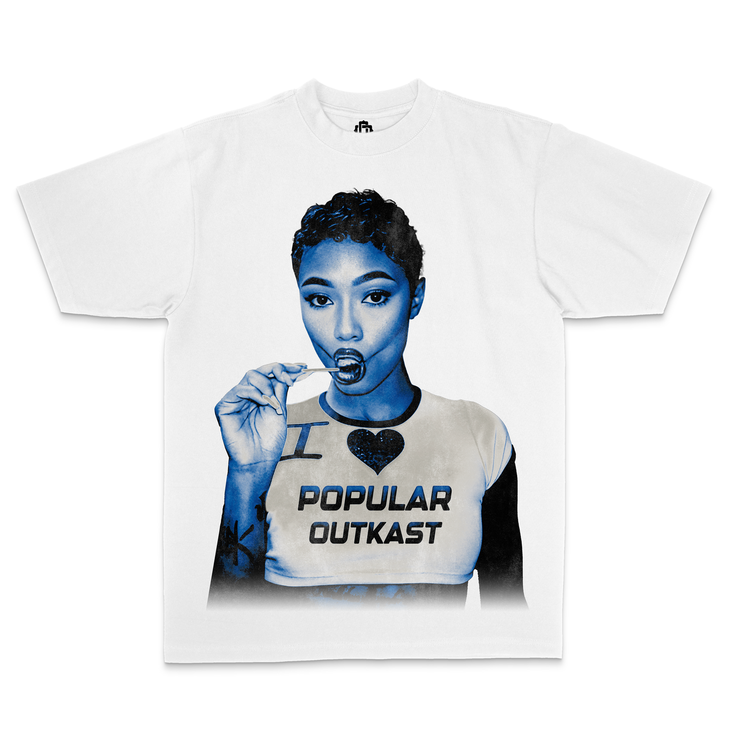 Coi Leray “Blue" White Edition Tee