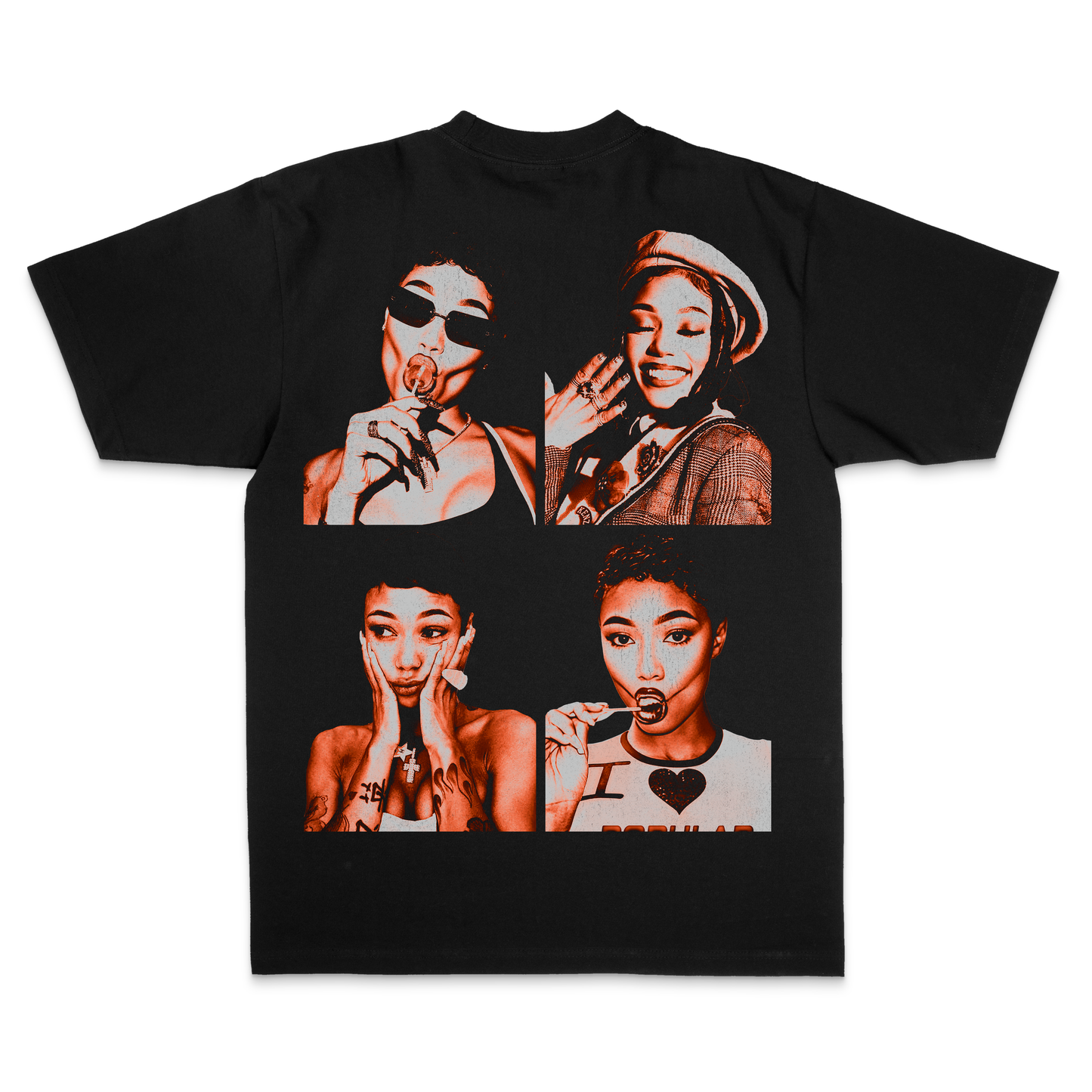 Coi Leray “Orange" Black Edition Tee