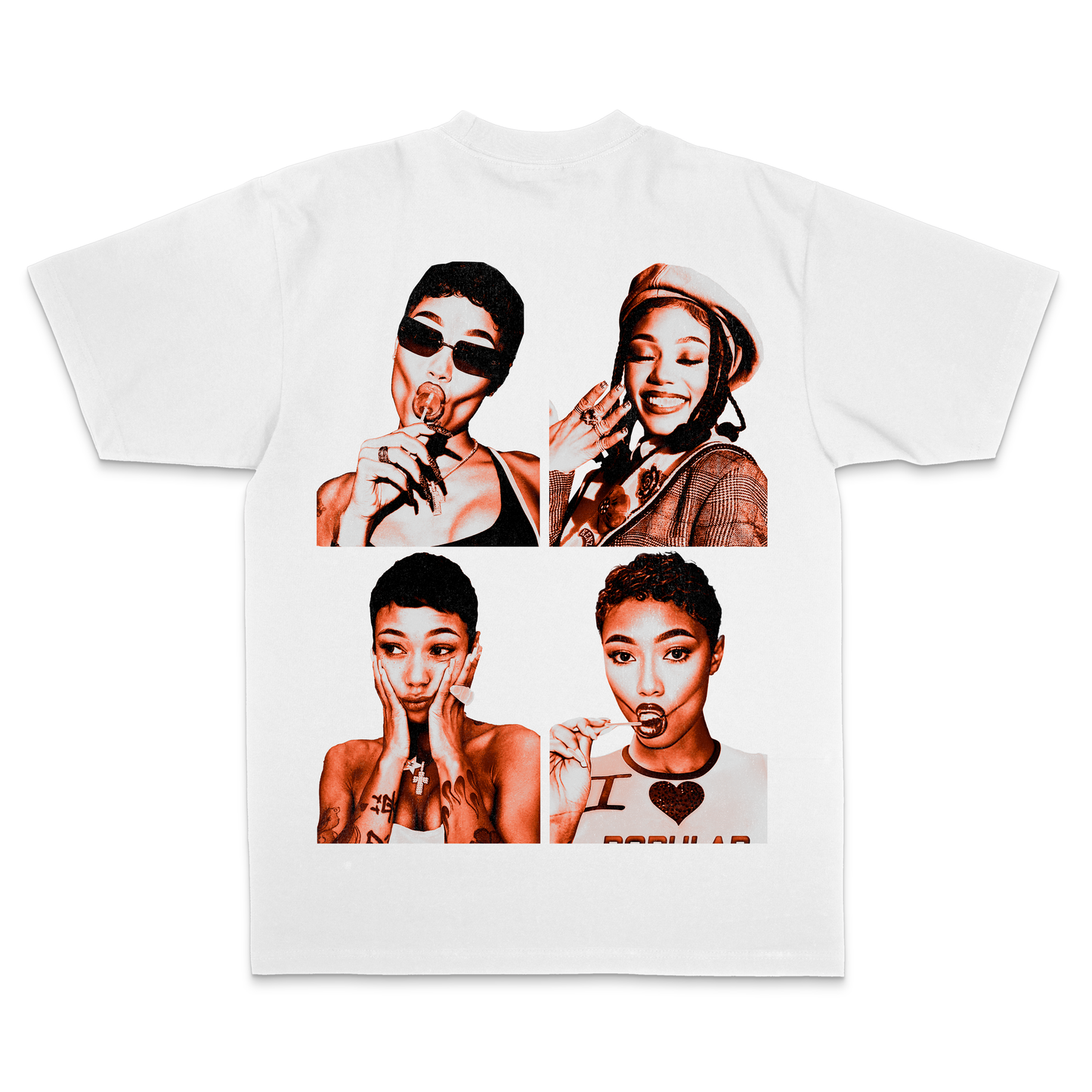 Coi Leray “Orange" White Edition Tee