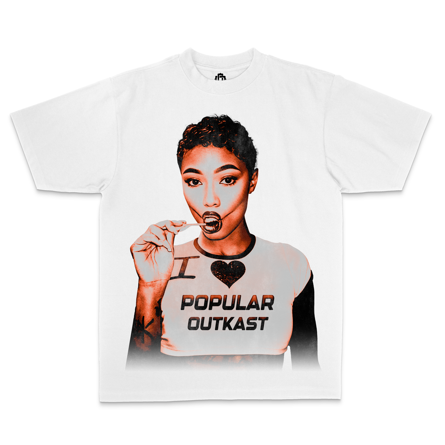 Coi Leray “Orange" White Edition Tee