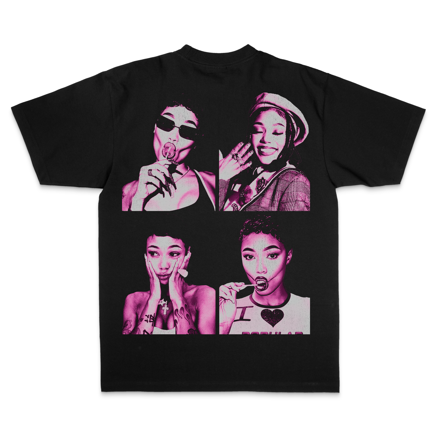 Coi Leray “Pink" Edition Black Tee