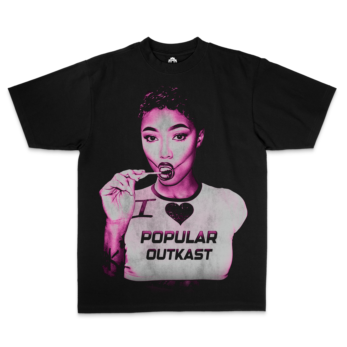 Coi Leray “Pink" Edition Black Tee