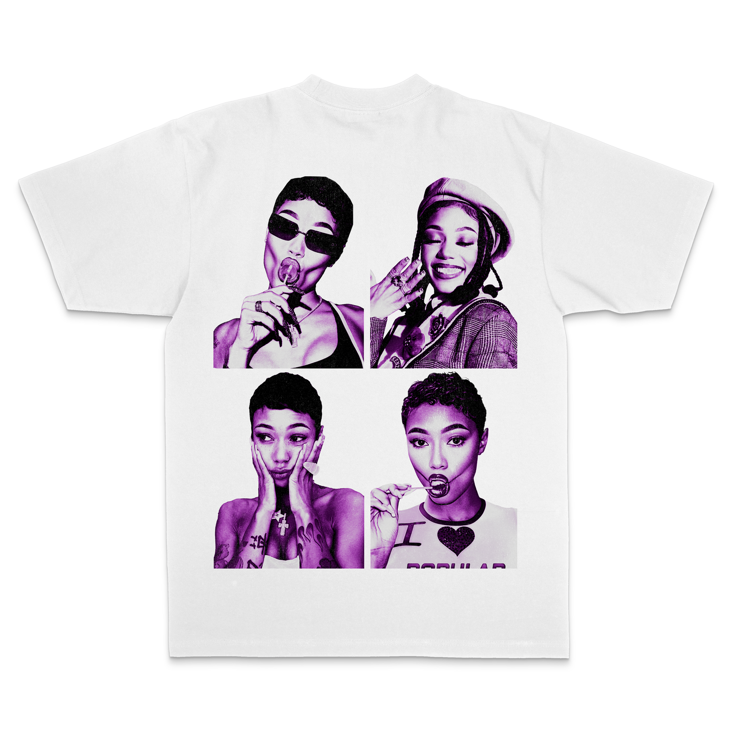 Coi Leray “Purple" White Edition Tee