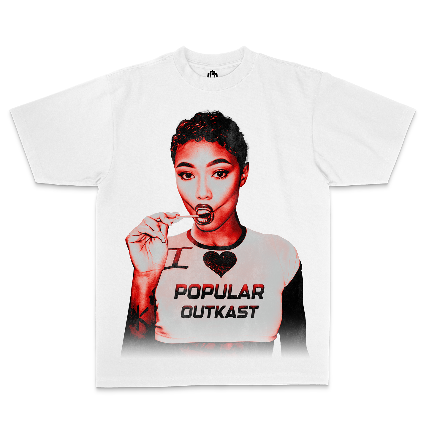 Coi Leray “Red" White Edition Tee