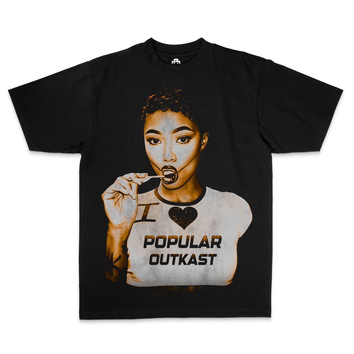 Coi Leray “Yellow" Black Tee