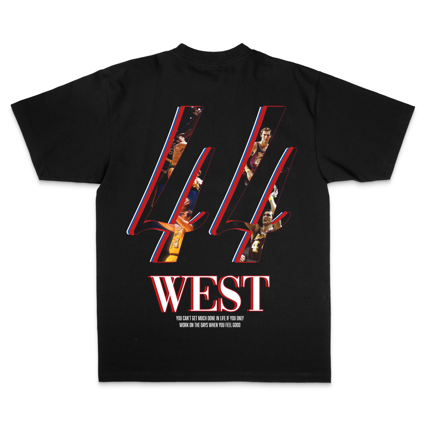 Jerry West “Legends Never Die” Black Edition Tee