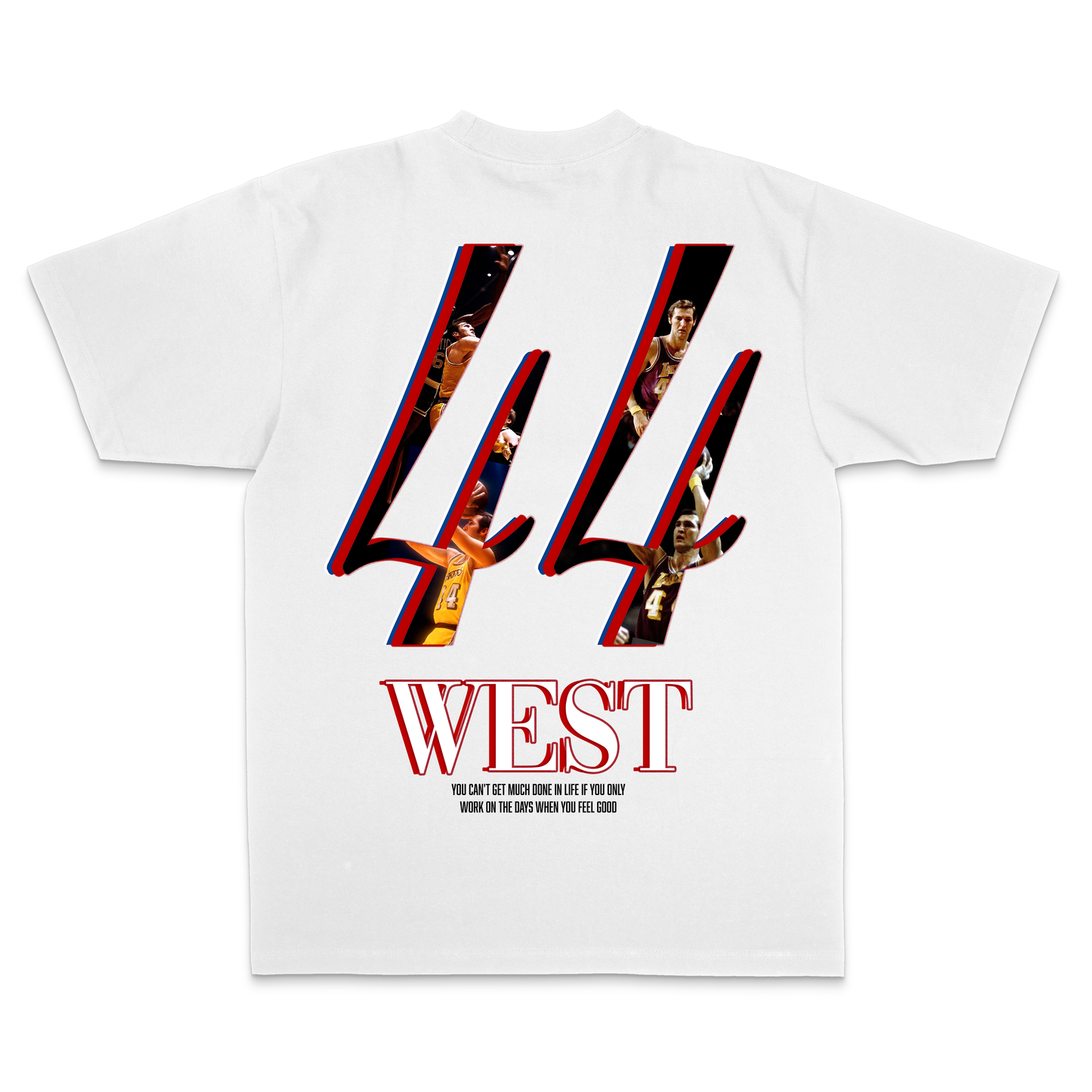 Jerry West “Legends Never Die” White Edition Tee