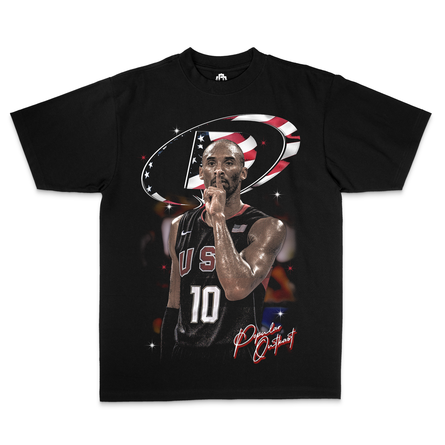 Kobe Bryant "Olympic Mamba" Black Edition Tee