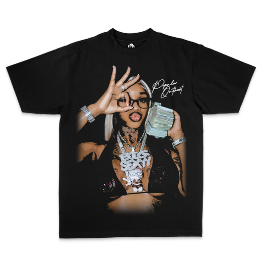 Sexy Redd”Ghetto Superstar” Black Edition Tee