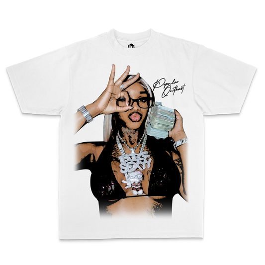 Sexy Redd “Ghetto Superstar” White Edition Tee