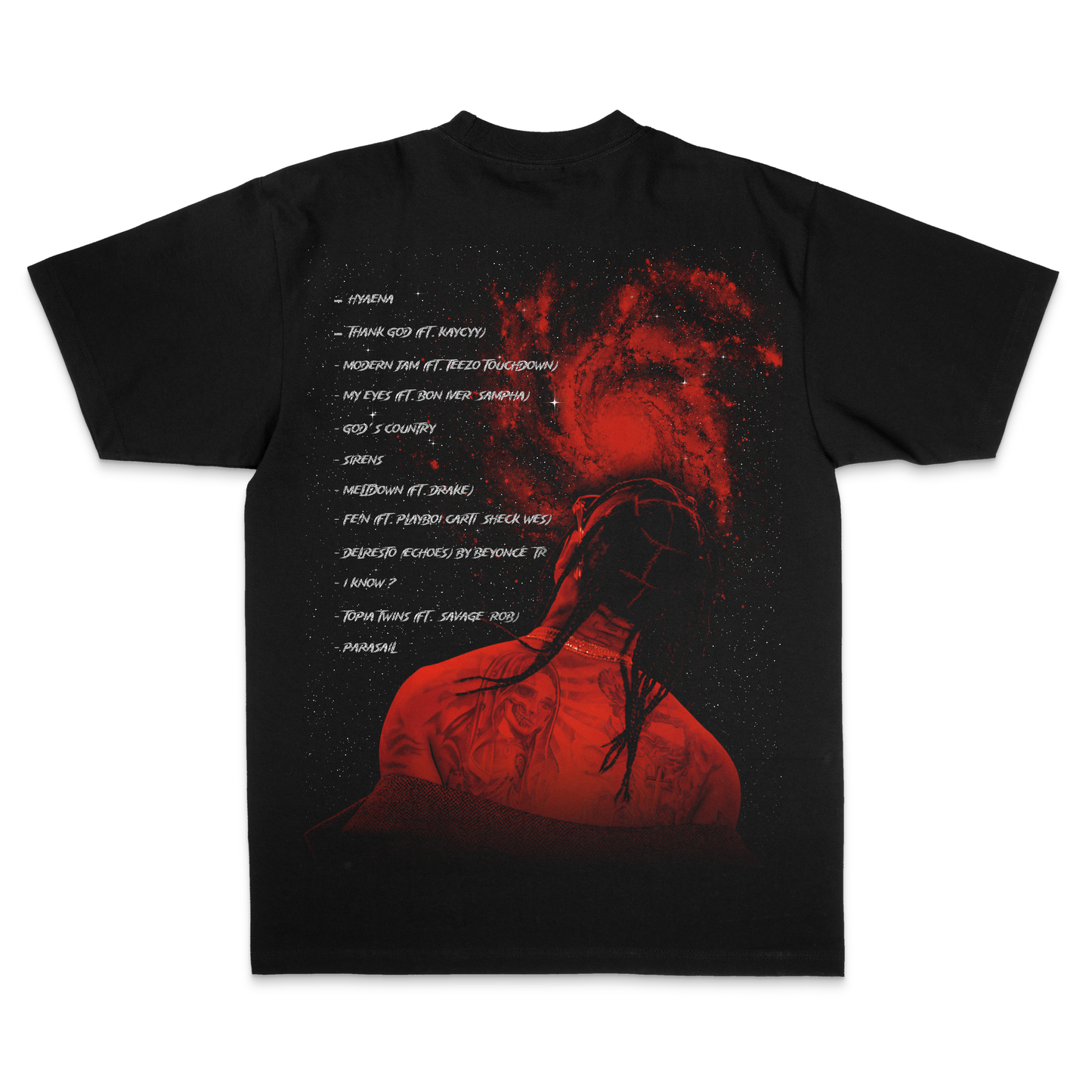 "Travis Scott" Black Edition Tee